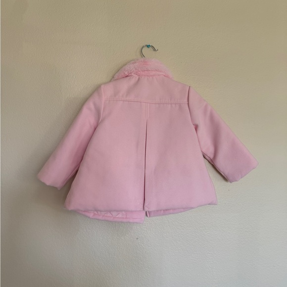 Little me! Pink cozy coat 24m 2T - Picture 6 of 6